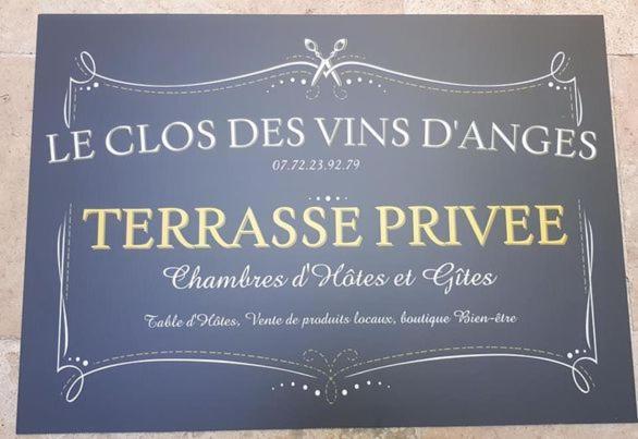 Chambre D'Hote Au Jardin Le Clos Des Vins D'Anges Saint-Pierre-des-Champs Bagian luar foto